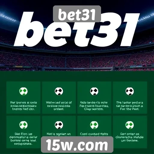 Análise das funcionalidades do site bet31